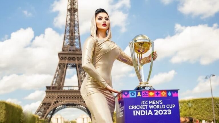 ICC world Cup 2023 : बोल्ड एक्ट्रेस उर्वशी रौतेला को मिली बड़ी जिम्मेदारी, विजेता ट्रॉफी से उठाया पर्दा