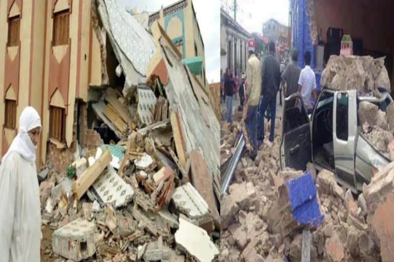 मोरक्कों में 6.8 की तीव्रता का भूकंप: 630 से अधिक लोगों की मौत, कई इमारते ढही  !