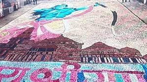 राममय हुई अयोध्या,बिहार के कलाकारों ने 14 लाख दीयों से बनाई रामलला की आकृति,पराक्रमी स्वरूप में दिखे रामलला  !