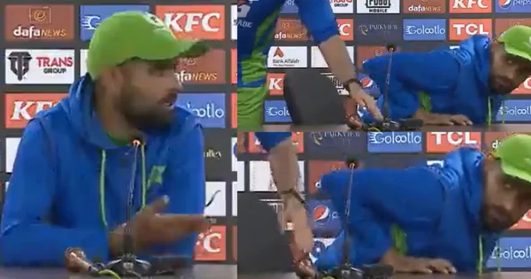 Pak Vs Nz Test: प्रेस कॉन्फ्रेंस के दौरान रिपोर्टर के सवाल पर आग-बबूला हुए बाबर आजम, नहीं दिया जवाब !