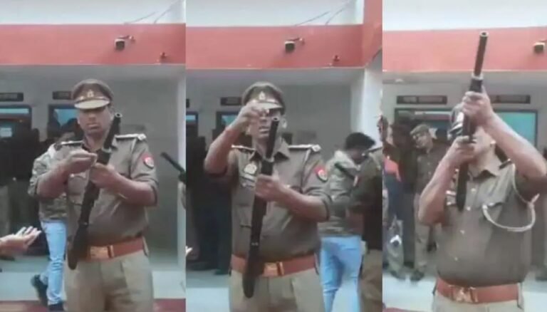 यूपी की अनोखी पुलिस! DIG के सामने SI ने रायफल की नली में ही डाल दी गोली और फिर…