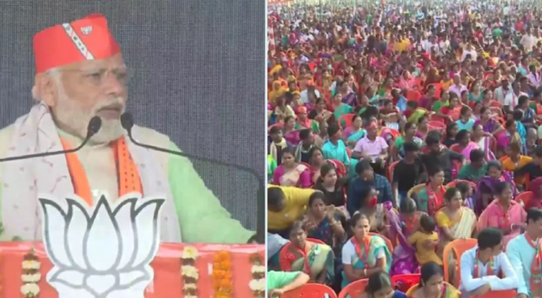 त्रिपुरा में बोले पीएम मोदी-  भाजपा सरकार ने इस राज्य को हिंसा से मुक्ति दिलाई, पहले वामपंथियों को ही मिलता था योजनाओं का लाभ