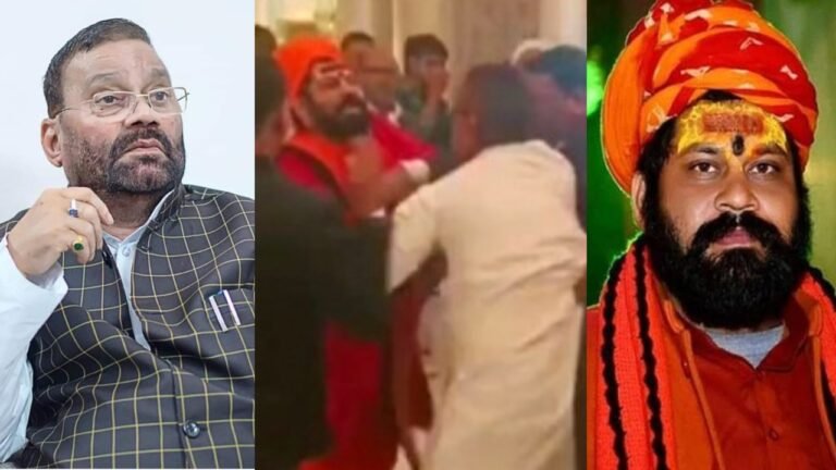 टीवी डिबेट के बाद भिड़े पुजारी राजू दास और स्वामी समर्थक, हाथापाई और मारपीट का वीडियो वायरल !