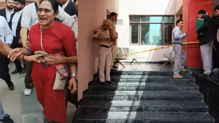 Breaking News: दिल्ली के साकेत कोर्ट में महिला पर फायरिंग, गवाही देने पर चली गोलियां