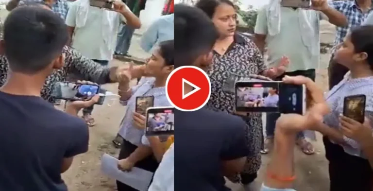 Video Viral: सवाल पूछने पर नायब तहसीलदार ने लड़की को मारा थप्पड़..!!