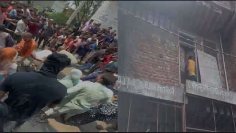 Viral Video: महिला ने घर के बाहर ‘BJP’ लिखकर बनाया ‘कमल’ का फूल, मोहल्ले ने जमकर की पिटाई ..!!