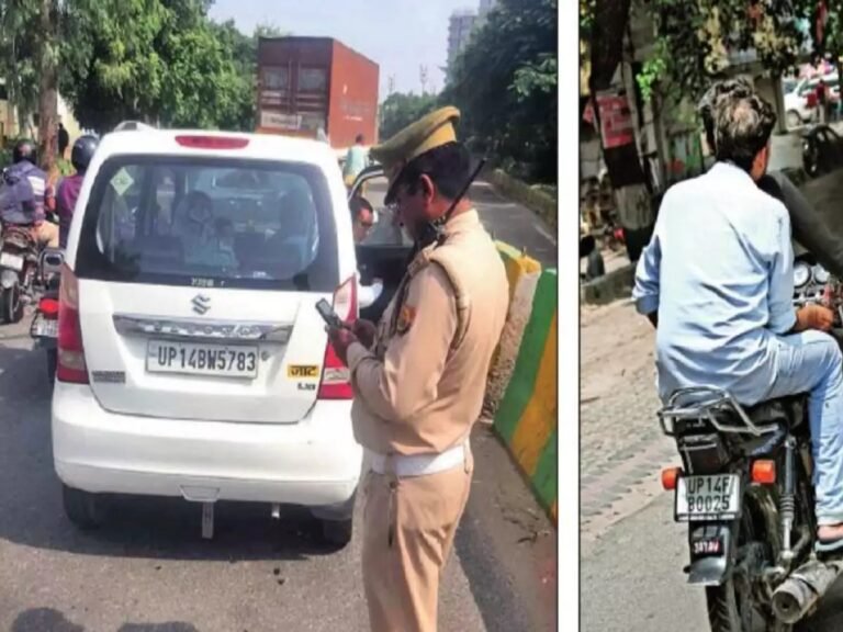 यूपी में गाड़ियों पर धर्म-जाति सूचक शब्दों पर होगा चालान, सीएम योगी ने दिए निर्देश !