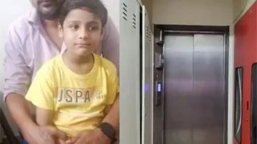 लिफ्ट में तीन घंटे फसा रहा बच्चा, पैनिक होने की बजाय पूरा किया होमवर्क !