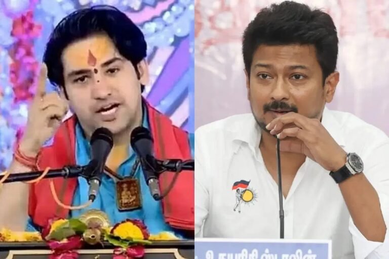 उदयनिधि स्टालिन के बयान पर भड़के बाबा बागेश्वर, कहा- ये रावण के खानदान के लोग हैं