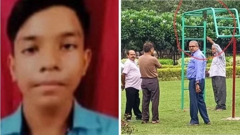 लखनऊ के एक पार्क में लटका मिला नाबालिक का शव, कक्षा 9 का था छात्र !