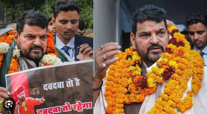 भाजपा से अब तक नहीं मिली हरी झंडी लेकिन चुनावी मोड में आ गए हैं बृजभूषण, टिकट की नहीं दिख रही चिंता