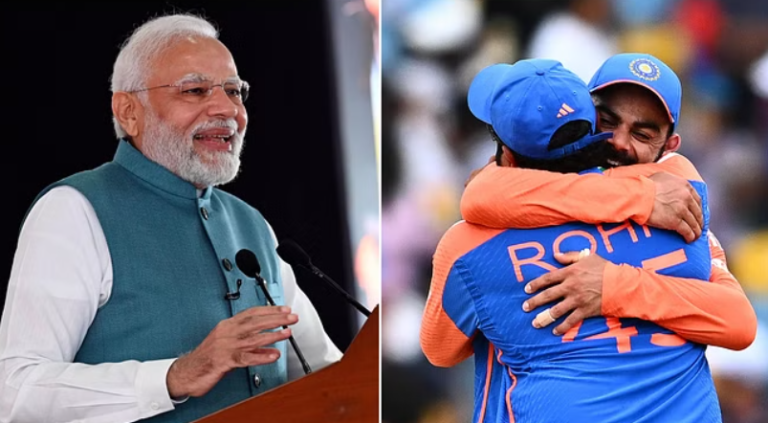 T20 वर्ल्ड कप जीतने के बाद पूरे देश में जश्न, पीएम मोदी ने रोहित को फोन पर दी बधाई, विराट के लिए ये बोले
