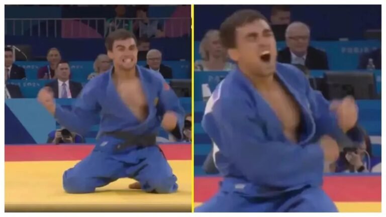 पदक जीतने के बाद भी खिलाड़ी ने लगाई ऐसी छलांग, टूटा कंधा!