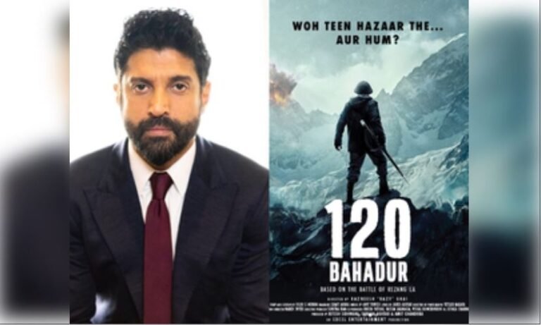 फरहान अख्तर ने फिल्म ‘120 बहादुर’ की बीटीएस तस्वीरें की साझा, फैंस ने बढ़ाया उत्साह