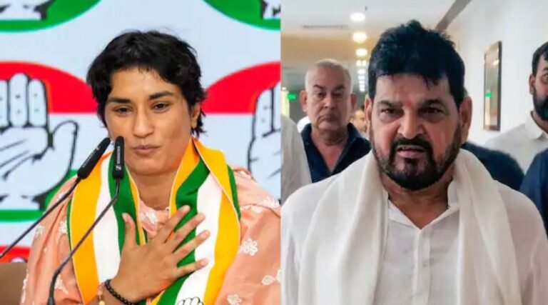 विनेश और बजरंग के कांग्रेस में शामिल होते ही, क्यों भन्ना गए बृजभूषण ?