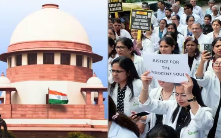 कोलकाता केस में सुप्रीम कोर्ट की सख्त चेतावनी, कल शाम तक डॉक्टर काम पर नहीं लौटे तो कार्रवाई