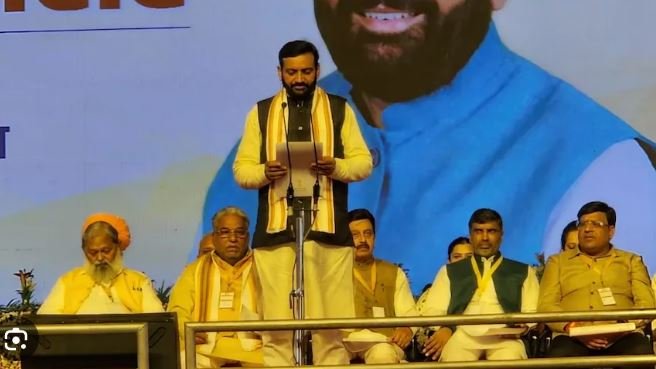 Nayab Singh Saini Oath Ceremony: हरियाणा के दूसरी बार मुख्यमंत्री बने नायब सिंह सैनी