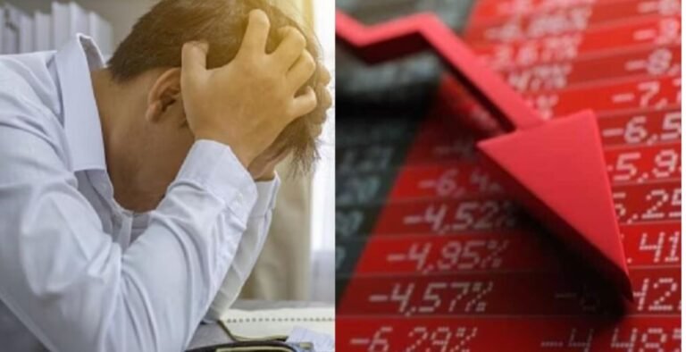 शेयर बाजार में भारी गिरावट जारी; सेंसेक्स 500 फिसला, निफ्टी का भी काम तमाम