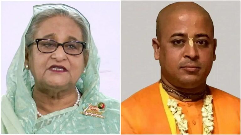 Bangladesh: शेख हसीना ने चिन्मय कृष्ण दास की गिरफ्तारी पर जताया विरोध, सरकार से तत्काल रिहाई की मांग !