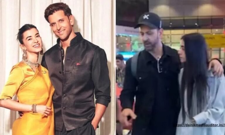 ऋतिक रोशन और सबा आजाद की एयरपोर्ट पर केमिस्ट्री ने खींचा ध्यान, दुबई वेकेशन से लौटे मुंबई