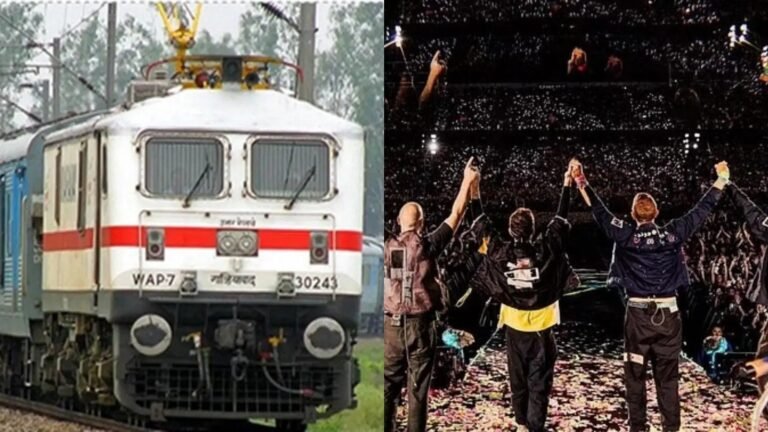 Coldplay Concert: मुंबई-अहमदाबाद के बीच स्पेशल ट्रेनों का ऐलान, जानें टाइमिंग और डिटेल्स!
