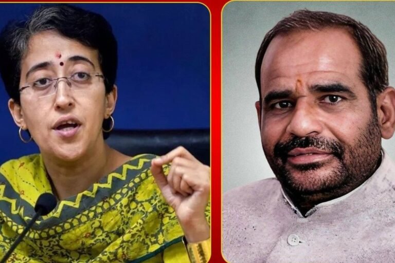 बीजेपी नेता रमेश बिधूड़ी की फिर फिसली जुबान, दिल्ली की सीएम के लिए कहा, उन्होंने तो अपने पिता….