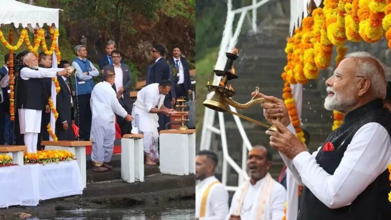 प्रधानमंत्री मोदी के मॉरीशस दौरे पर उमड़ी भीड़, गंगा तालाब में पूजा के दौरान दिखा अद्भुत नजारा